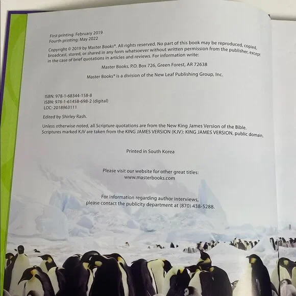 Master Books God's Big Book of Animals - Educational Book for Kids-Homeschool - Picture 3 of 16